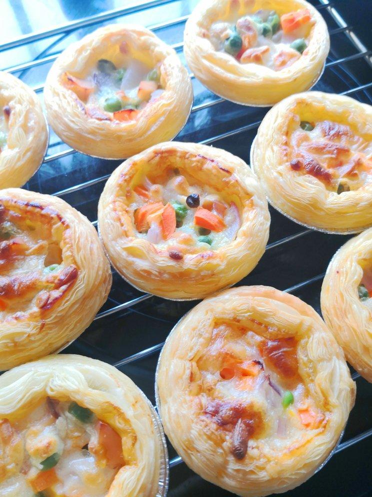 ㊙️比蛋挞和披萨好吃💯倍‼️爆好吃的蛋挞披萨