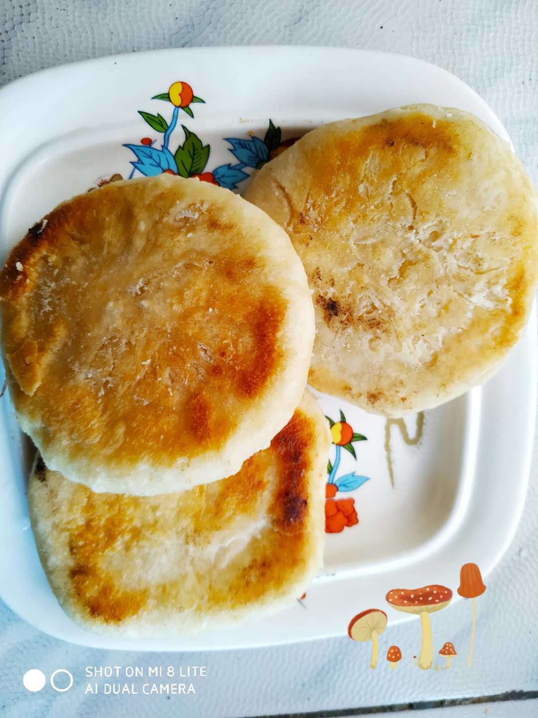 发面油酥小糖饼