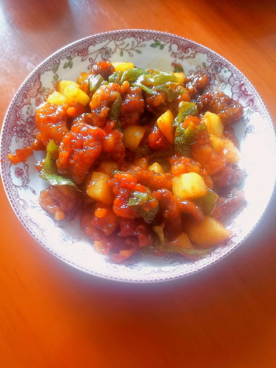 🍍酸甜菠萝咕噜肉