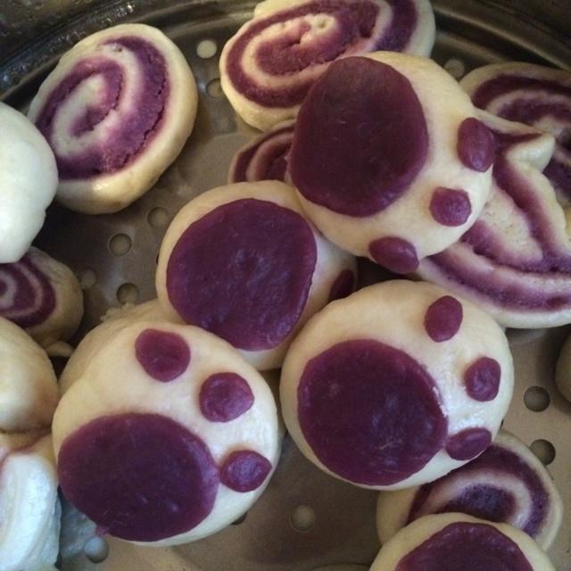 宝宝紫薯卷的做法 步骤8