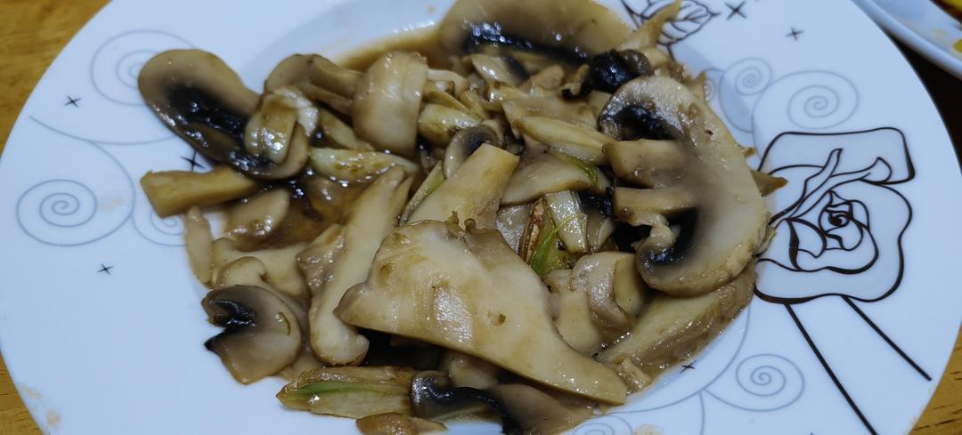 清炒口蘑菇