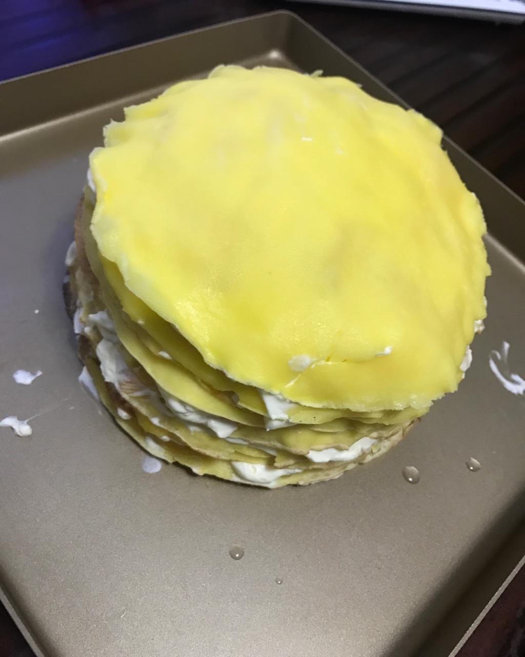 芒果千层蛋糕，100%成功告别煎皮无能