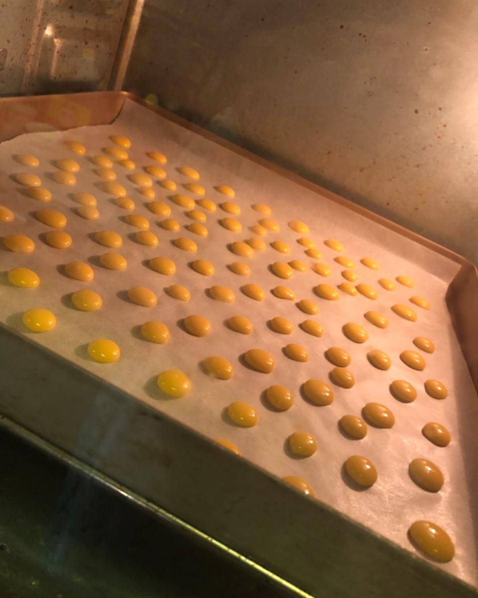 超精确蛋黄溶豆配方做法，宝宝超爱的小零食