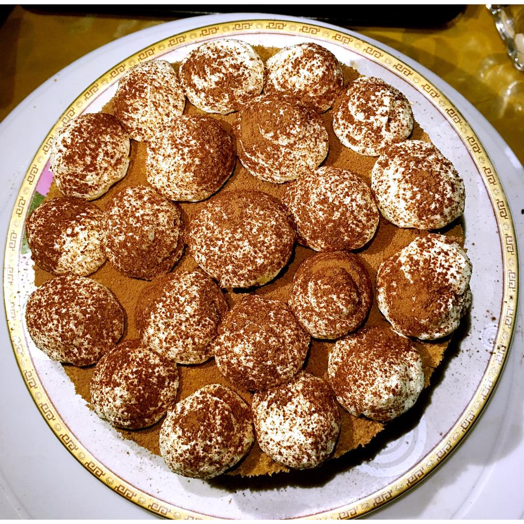 可可粉蛋糕。6寸