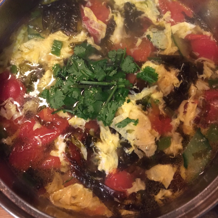 好喝到爆的西红柿鸡蛋汤