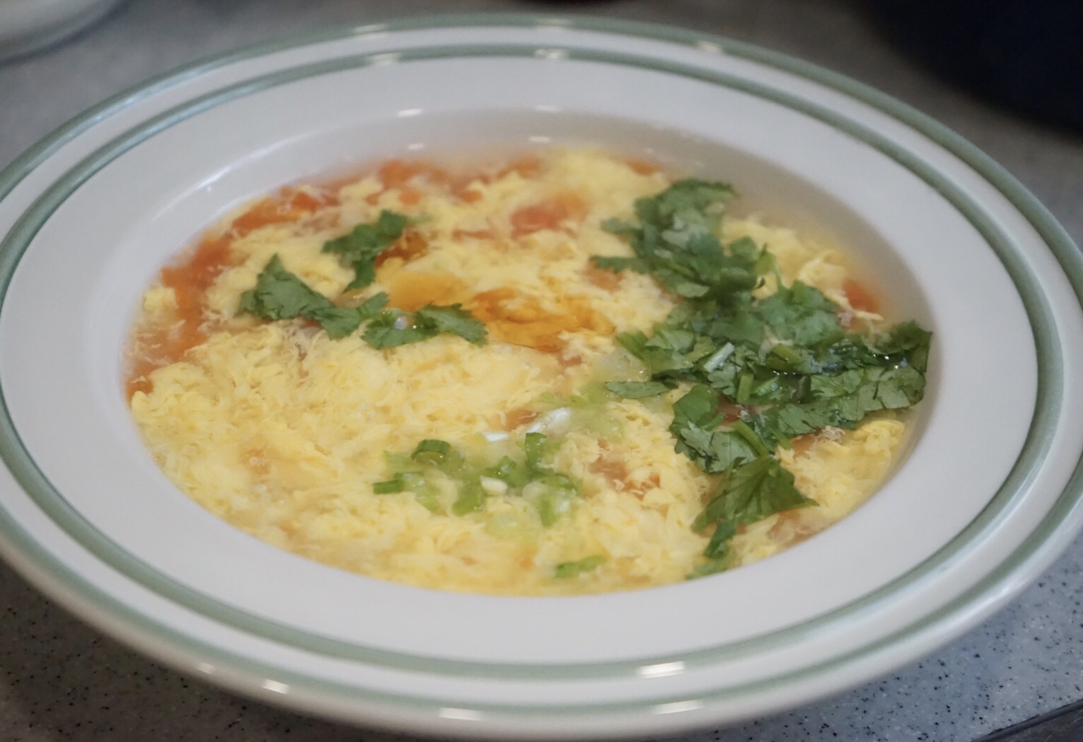 教你如何打一碗漂亮的番茄蛋花汤的做法