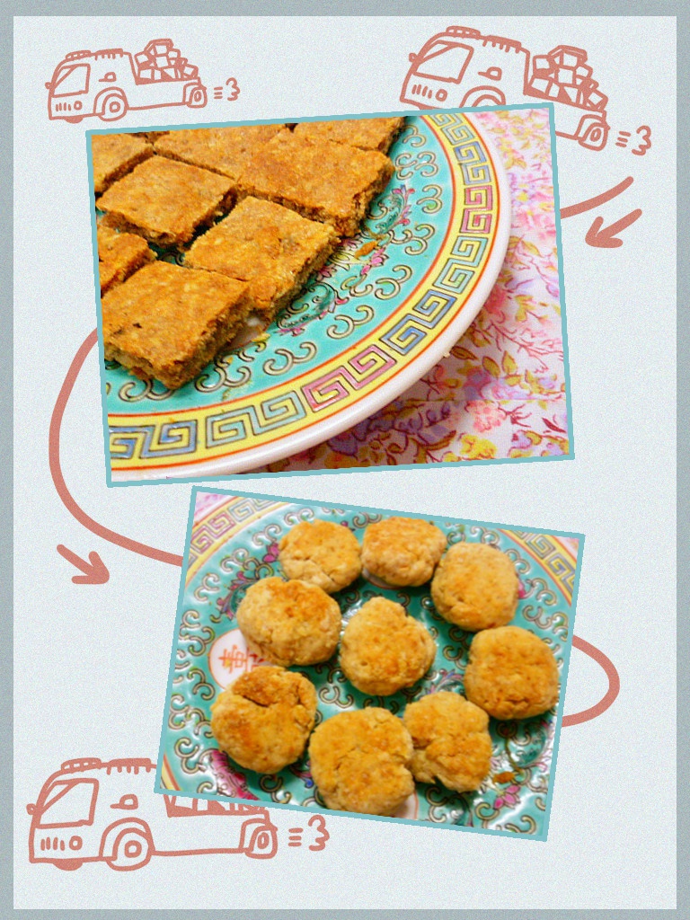 so easy！！椰蓉燕麦小饼