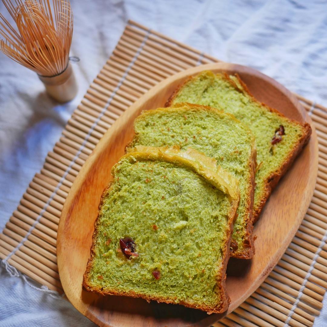抹茶蔓越莓奶油吐司