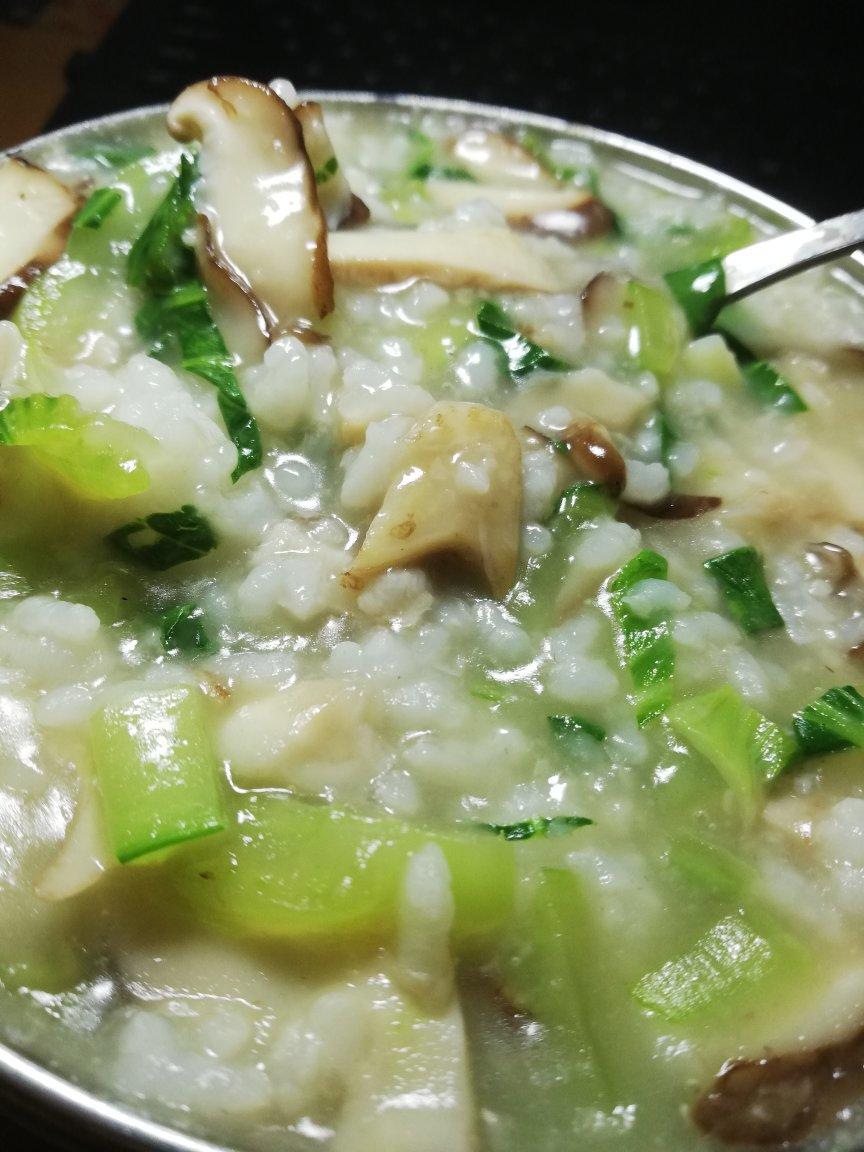 香菇青菜粥（砂锅粥）