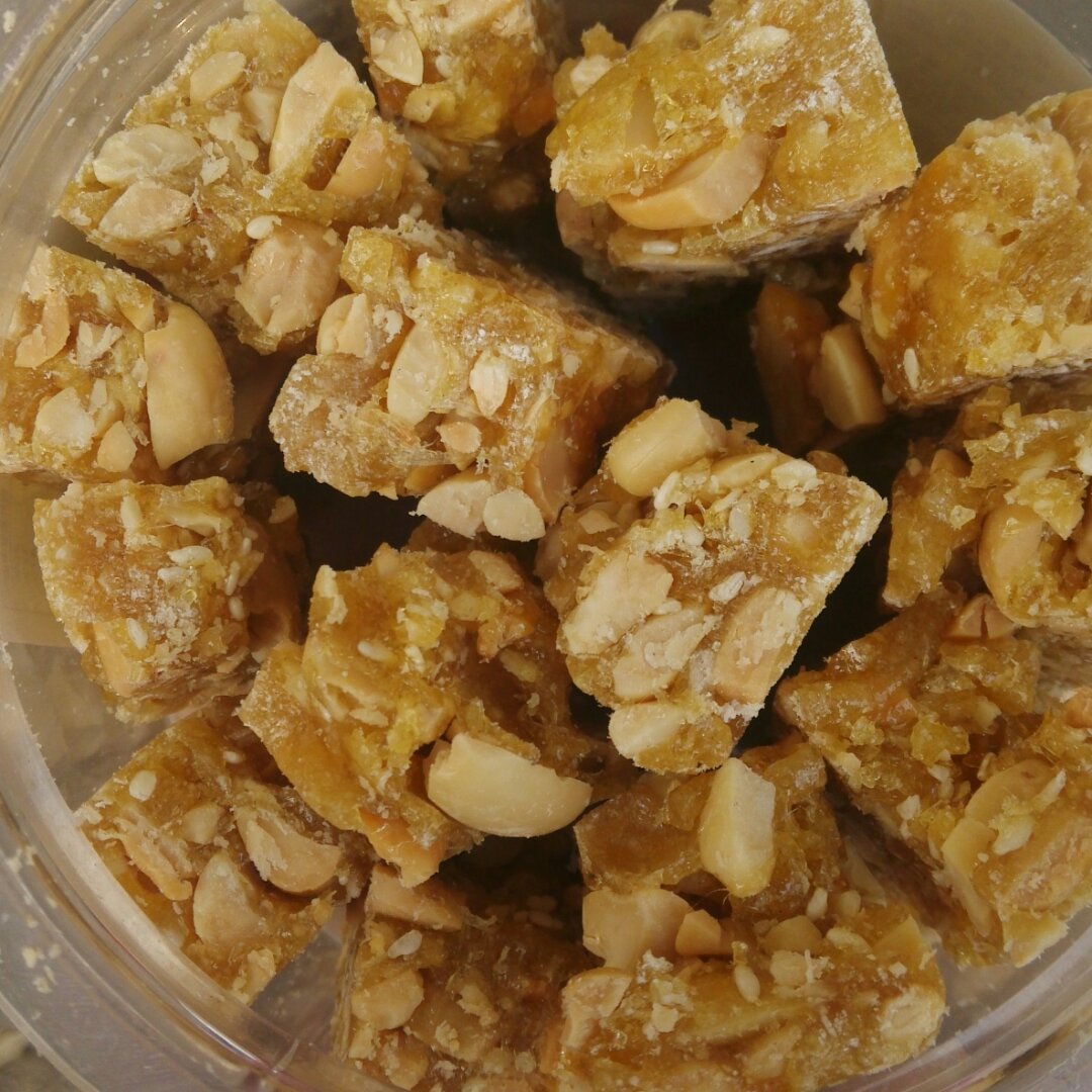 无水无油香脆花生糖