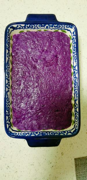 简单易做的紫薯奶糕的做法 步骤3