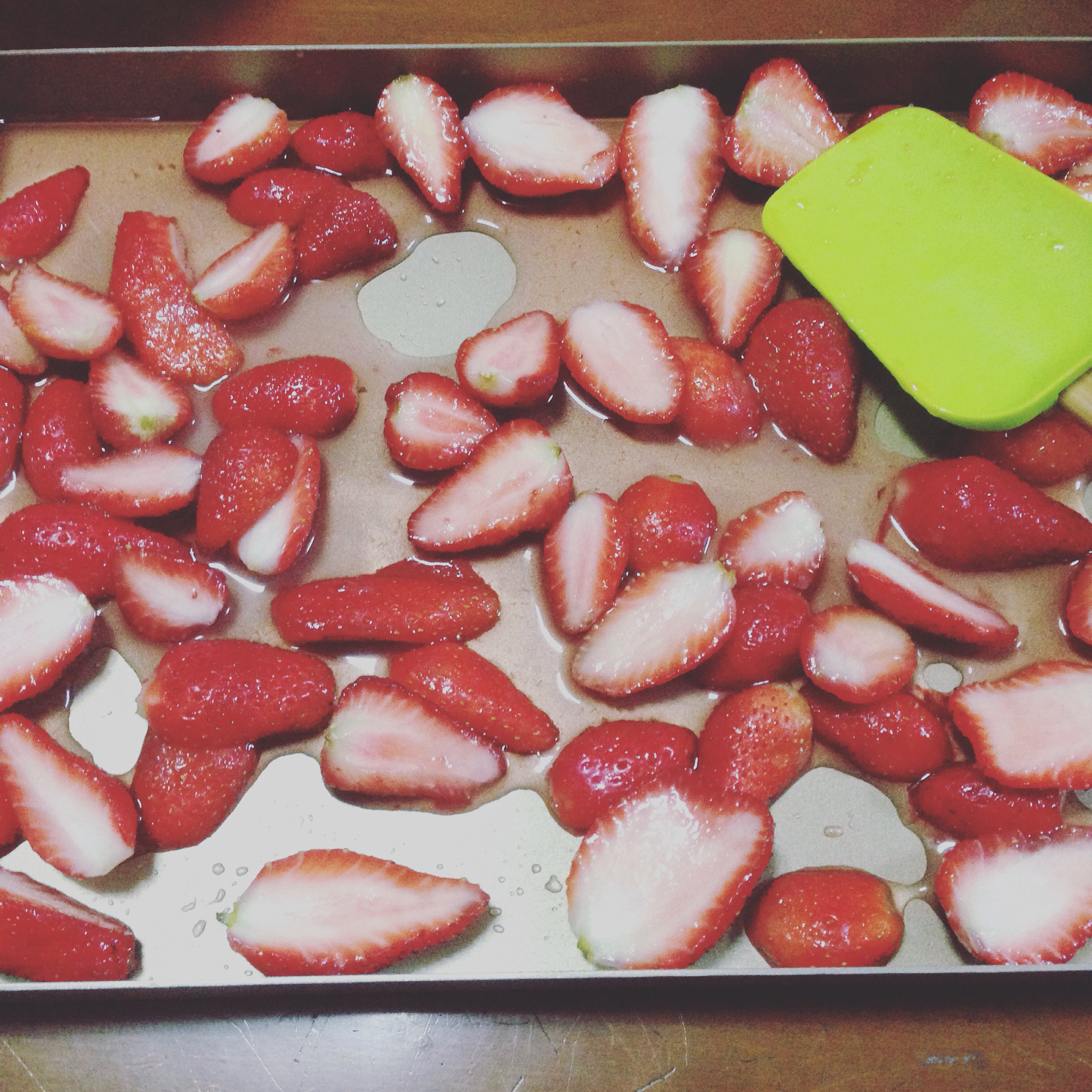 roasted strawberries（烤草莓酱）