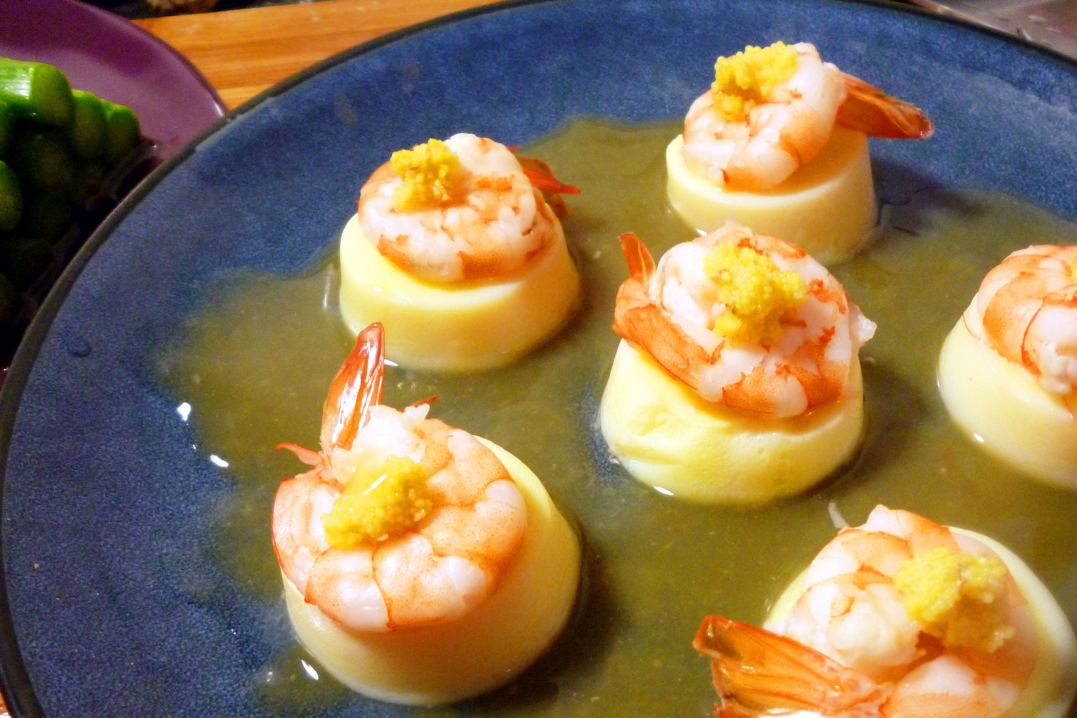 日本豆腐蒸虾仁