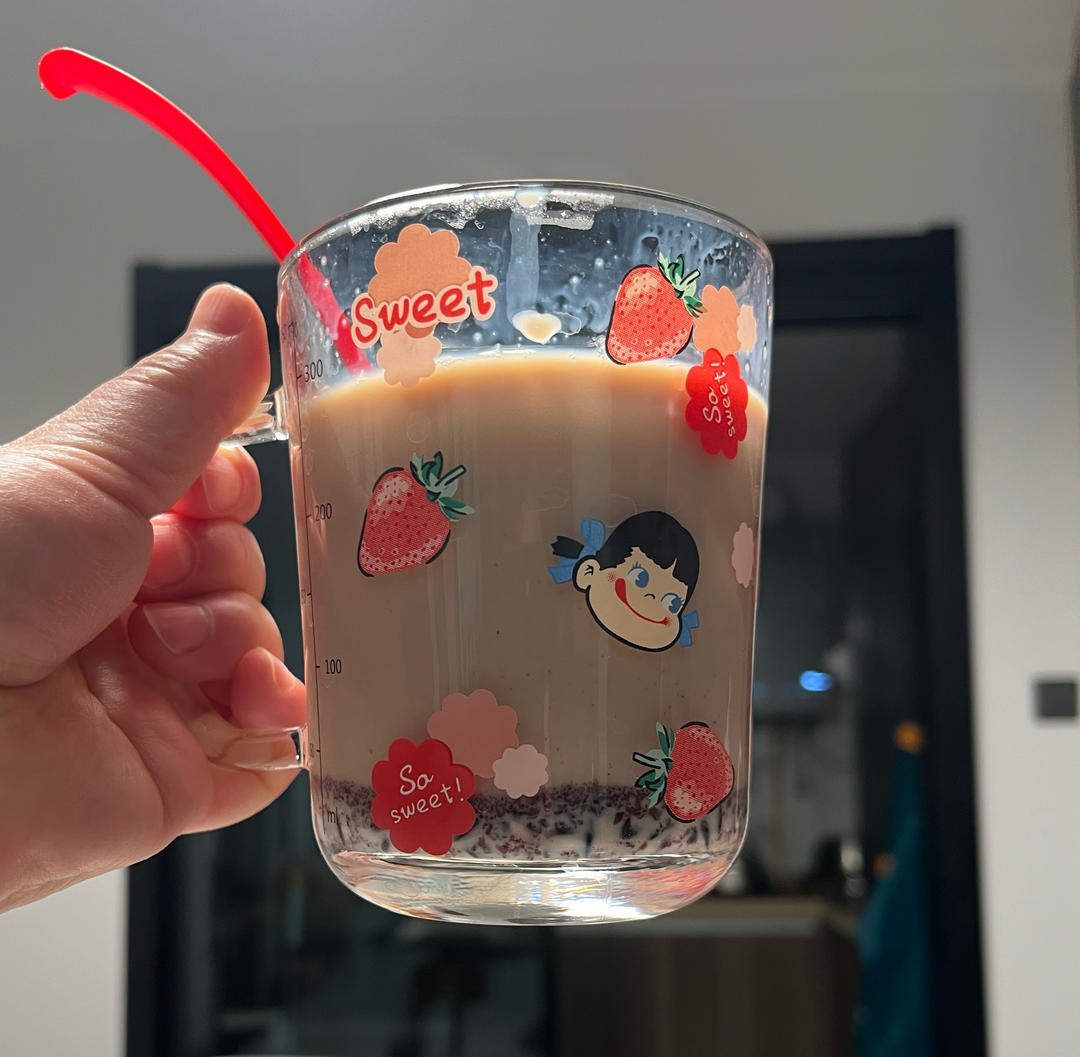 自制低糖血糯米奶茶