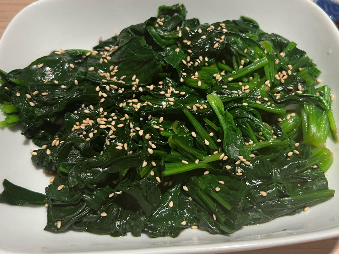 好吃的日式芝麻拌菠菜