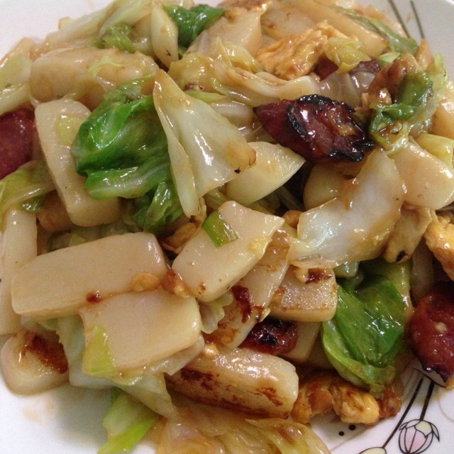 hei_tu做的鸡蛋炒年糕