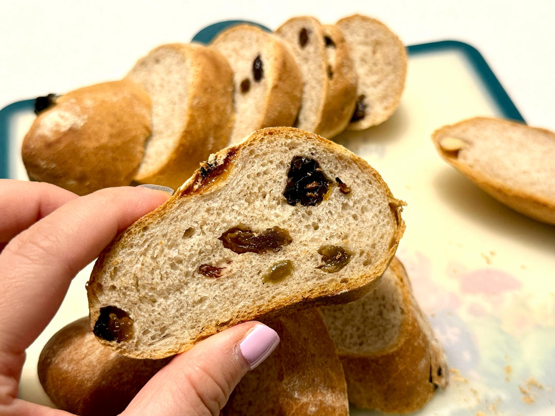 山姆同款无糖全麦坚果果干欧包，天天吃都不腻！