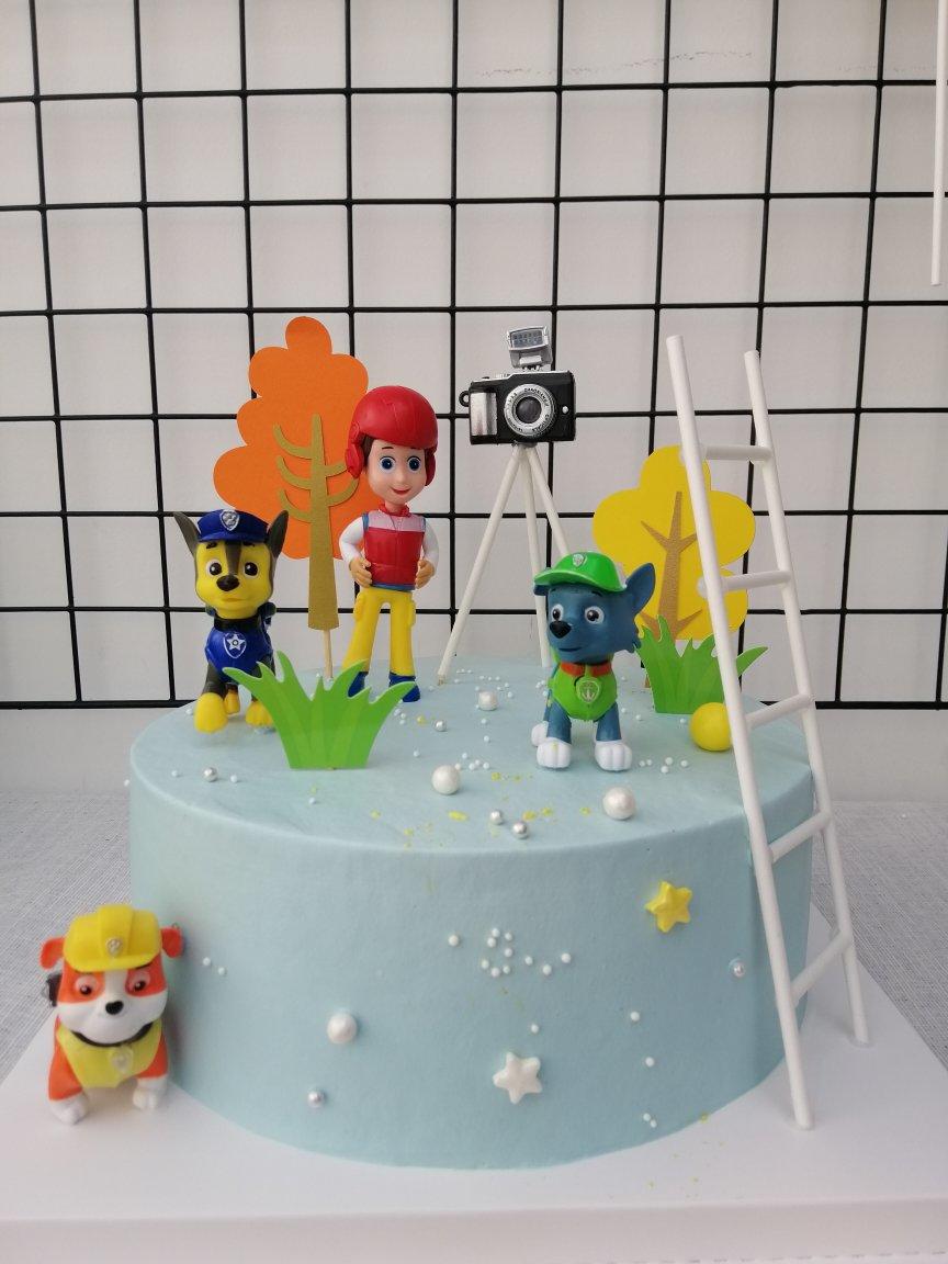 生日蛋糕图只是为了记录自己做的蛋糕以后回顾方便