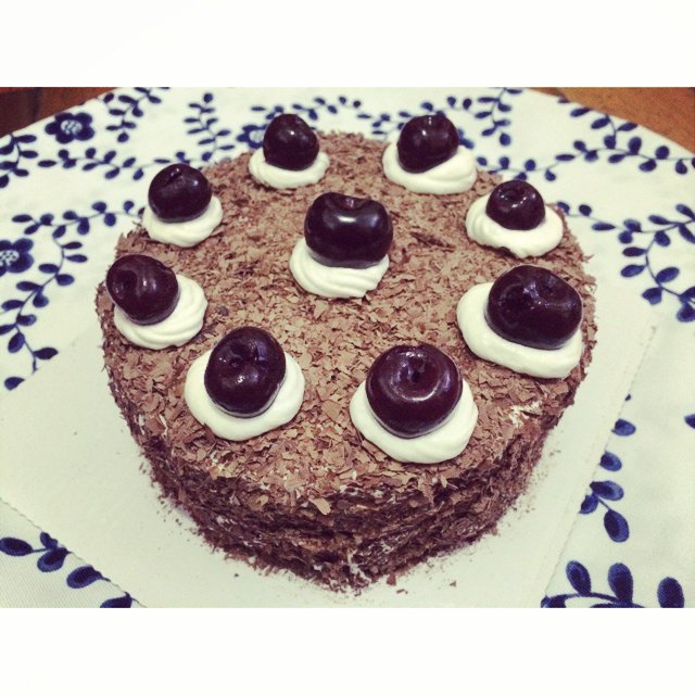 极简版黑森林蛋糕