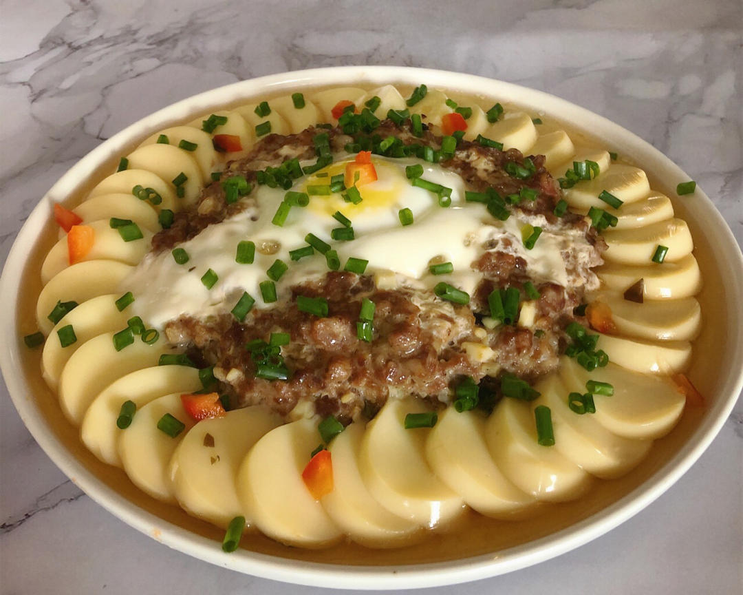日本豆腐蒸肉沫鸡蛋