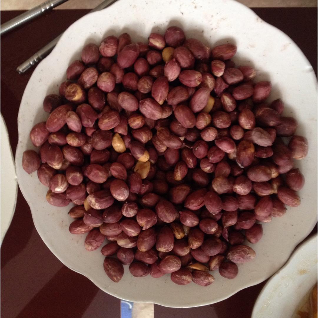 简易微波炉椒盐脆皮花生