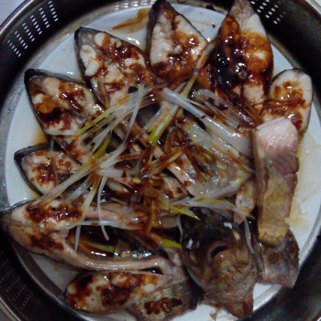 孔雀开屏清蒸鱼