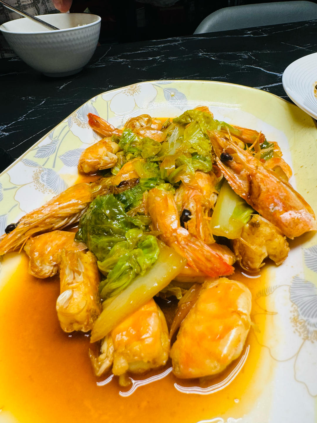 大虾烧白菜（隋卞版）