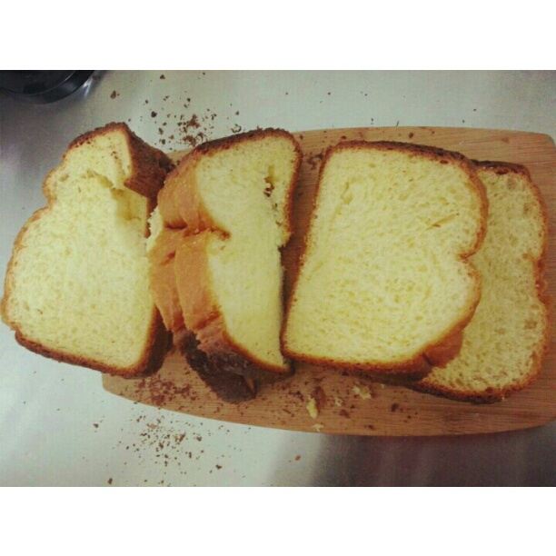 超级好吃的原味面包（面包机版）