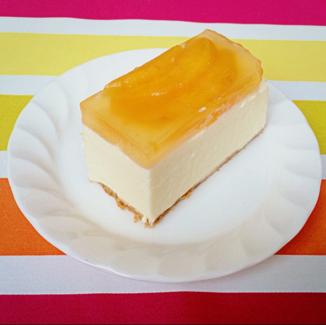蜜桃冻芝士蛋糕