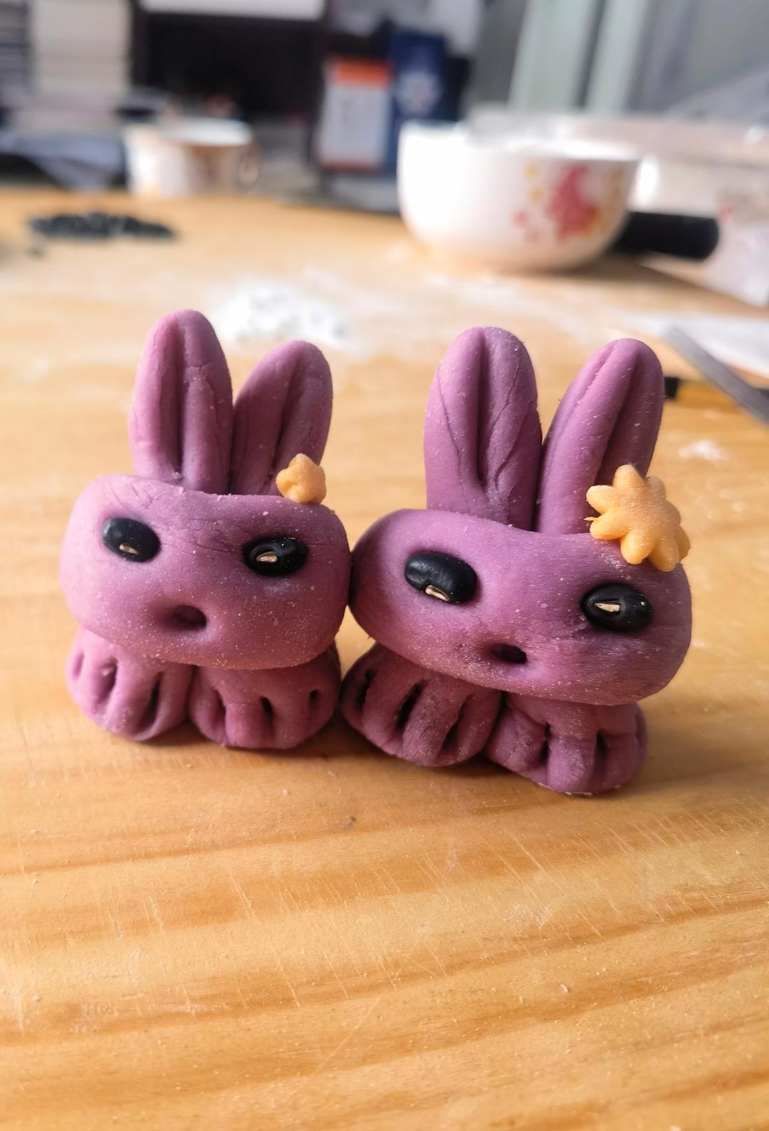 过年必备，小兔子馒头太可爱了！