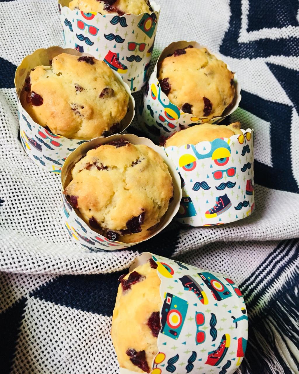 少女心的香蕉蔓越莓玛芬