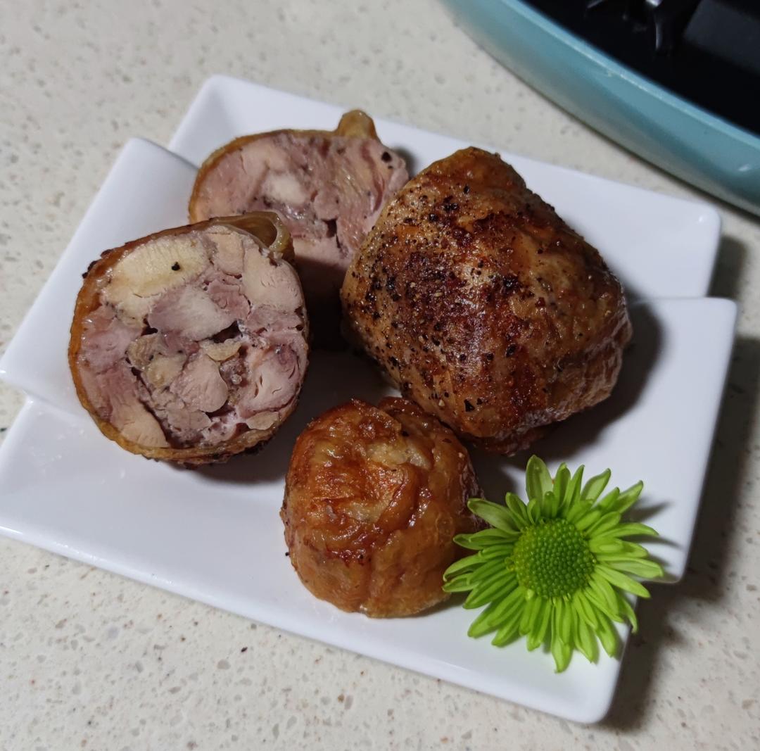 不用肠衣的鸡腿肠的做法