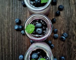 蓝莓牛奶布丁的做法 步骤20