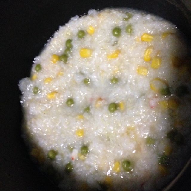 鲜虾蔬菜粥