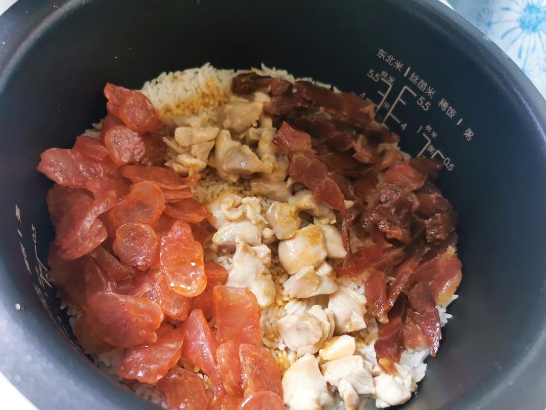 😍电饭煲腊味饭-懒人版
