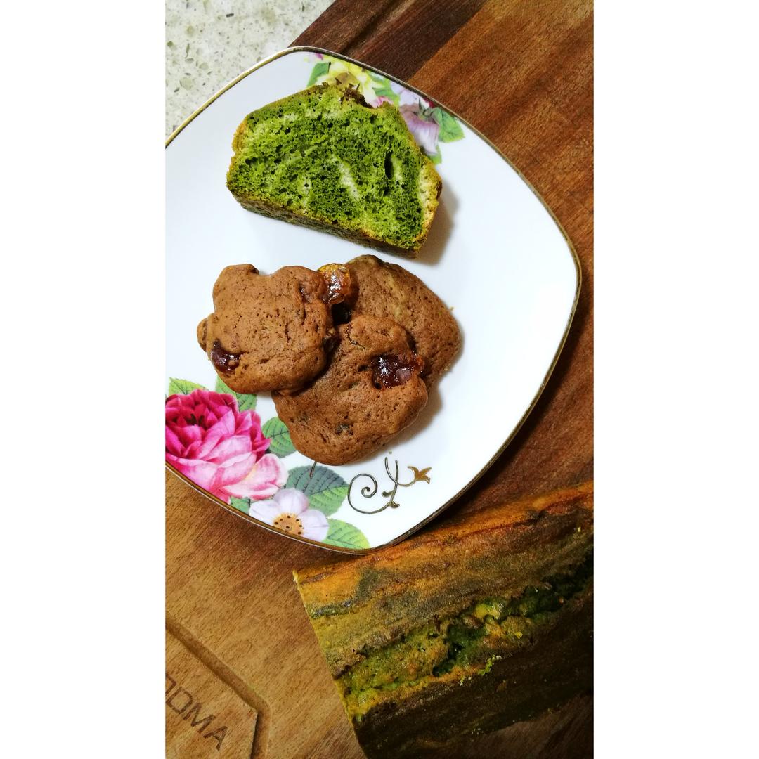 抹茶大理石磅蛋糕