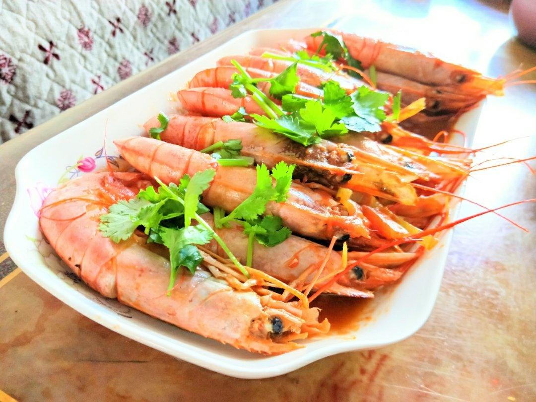 简单的番茄大虾