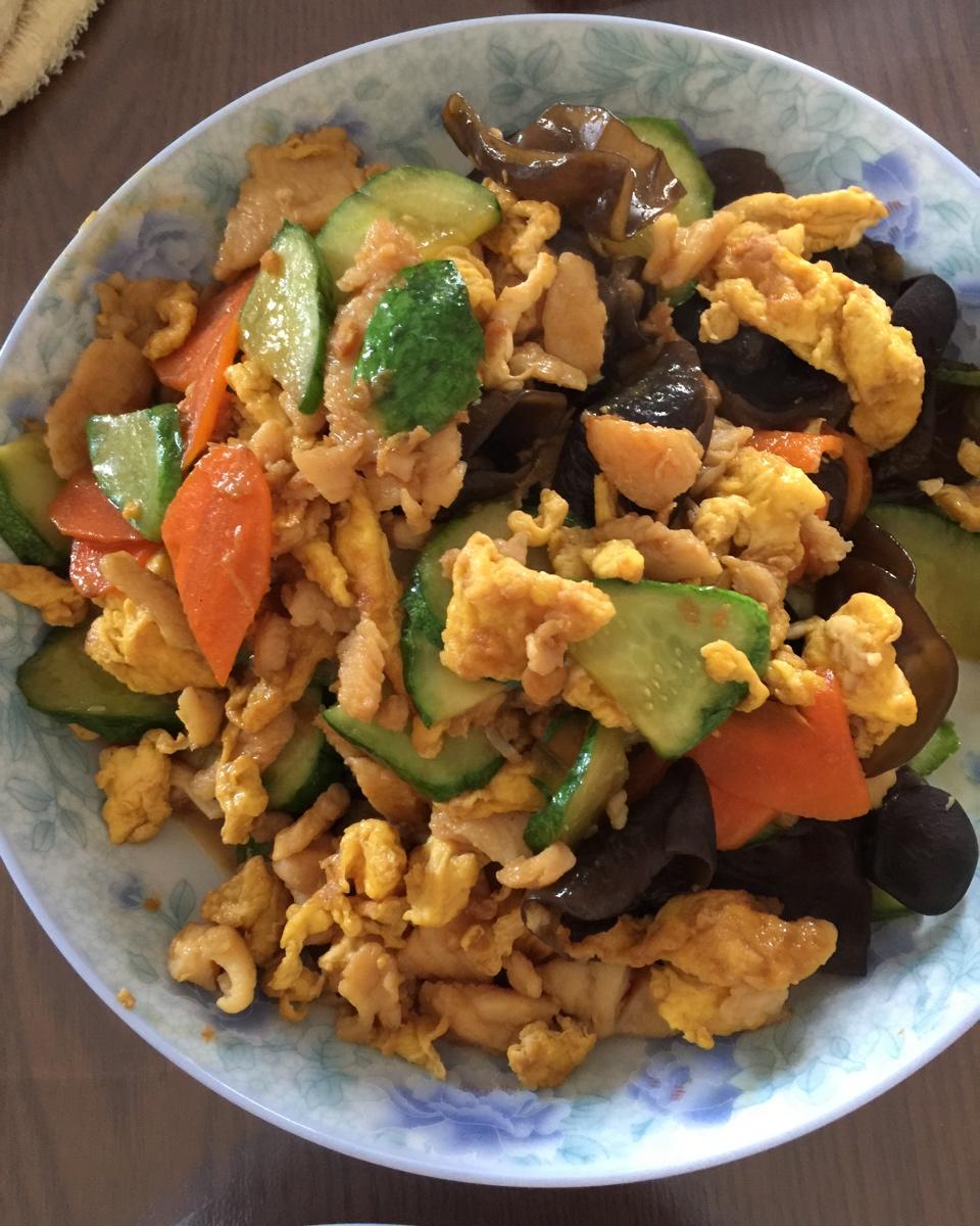 水袖黛笠做的木须肉