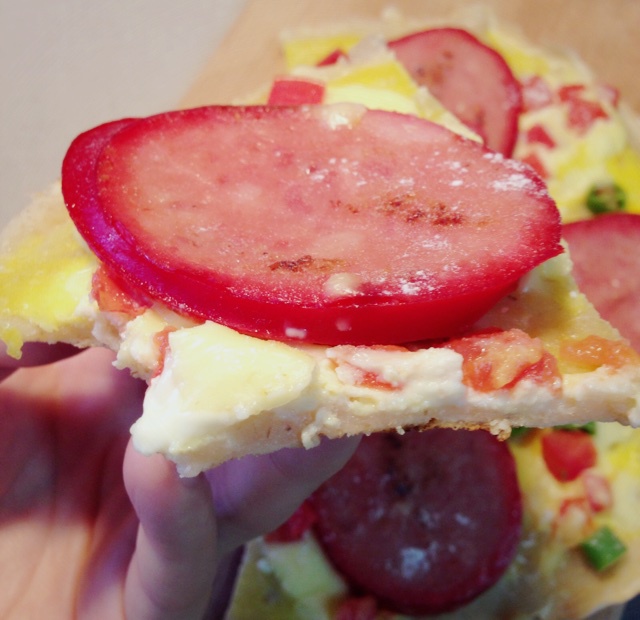 平底锅红肠全麦发糕饼