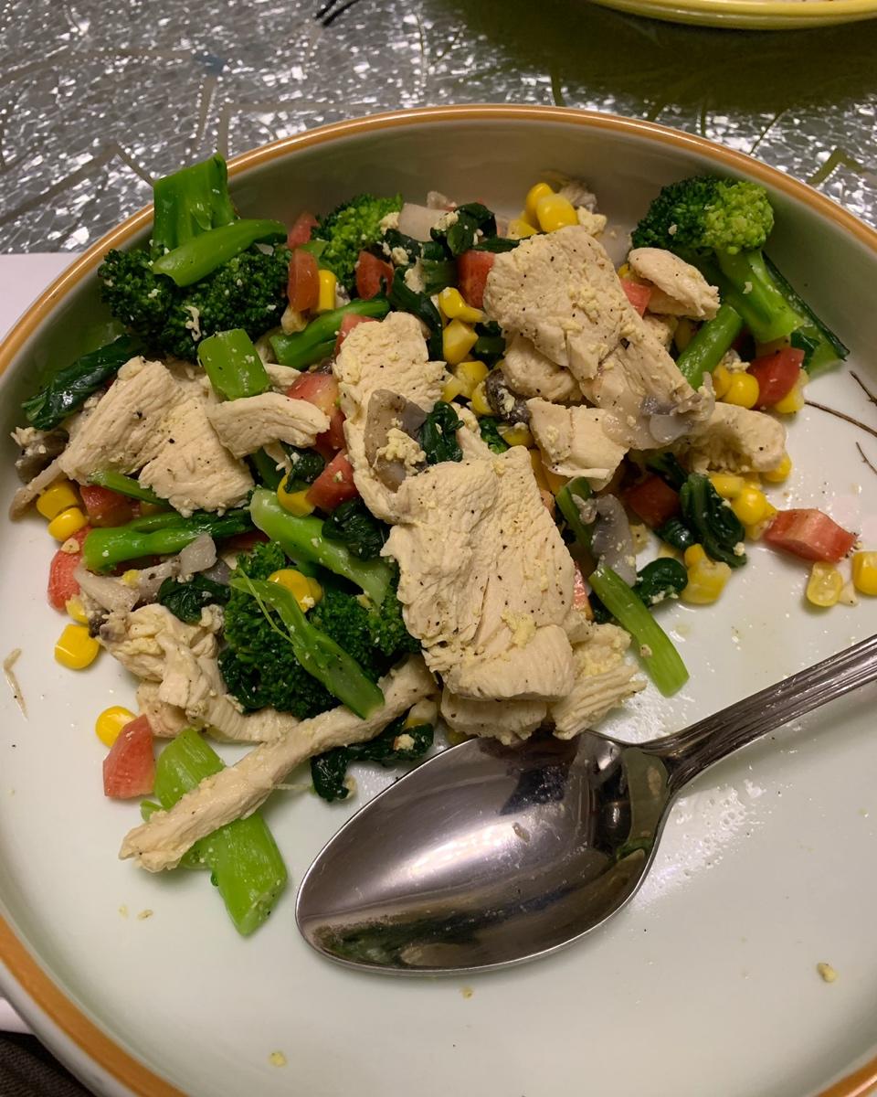 新疆孙强做的健身餐