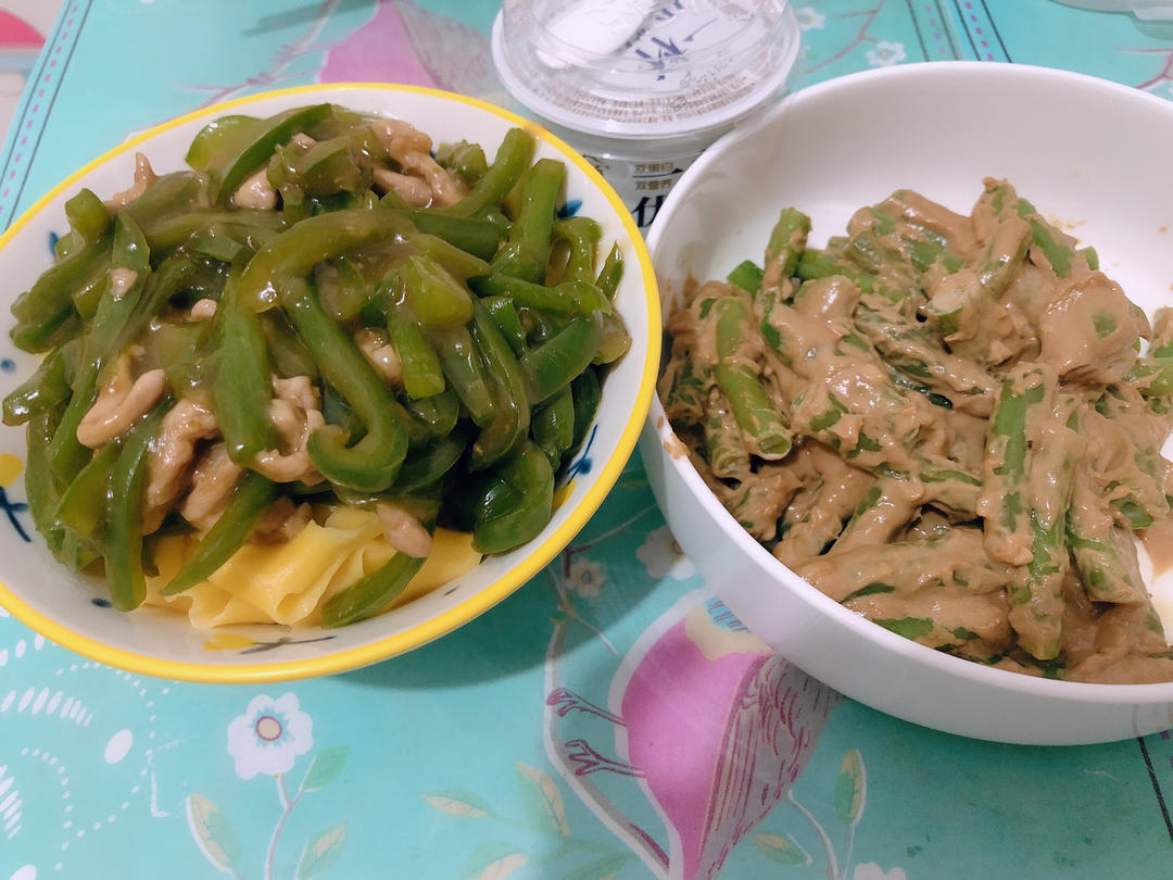 青椒肉丝面