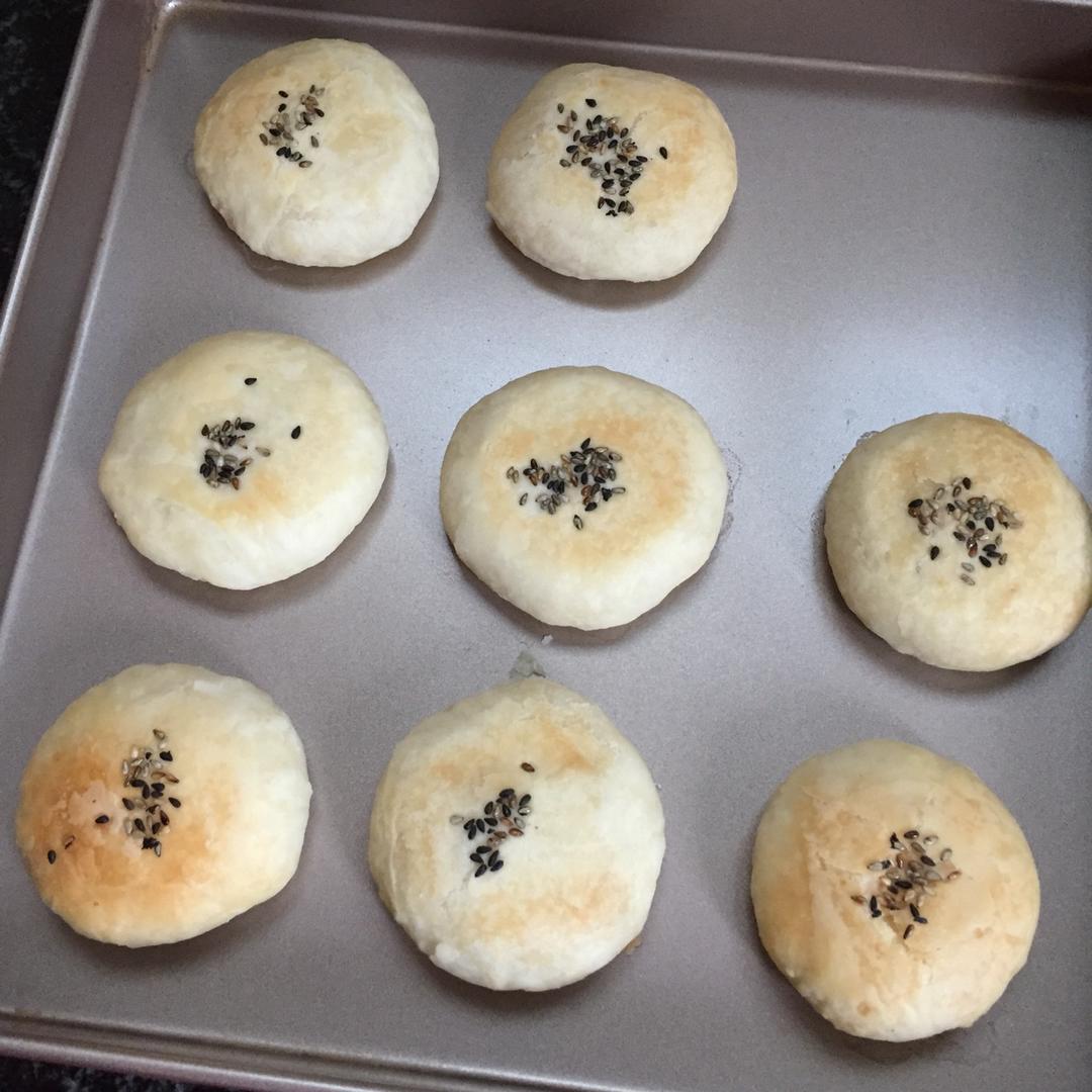 酥掉渣皮 内馅细腻 | 酥皮绿豆饼