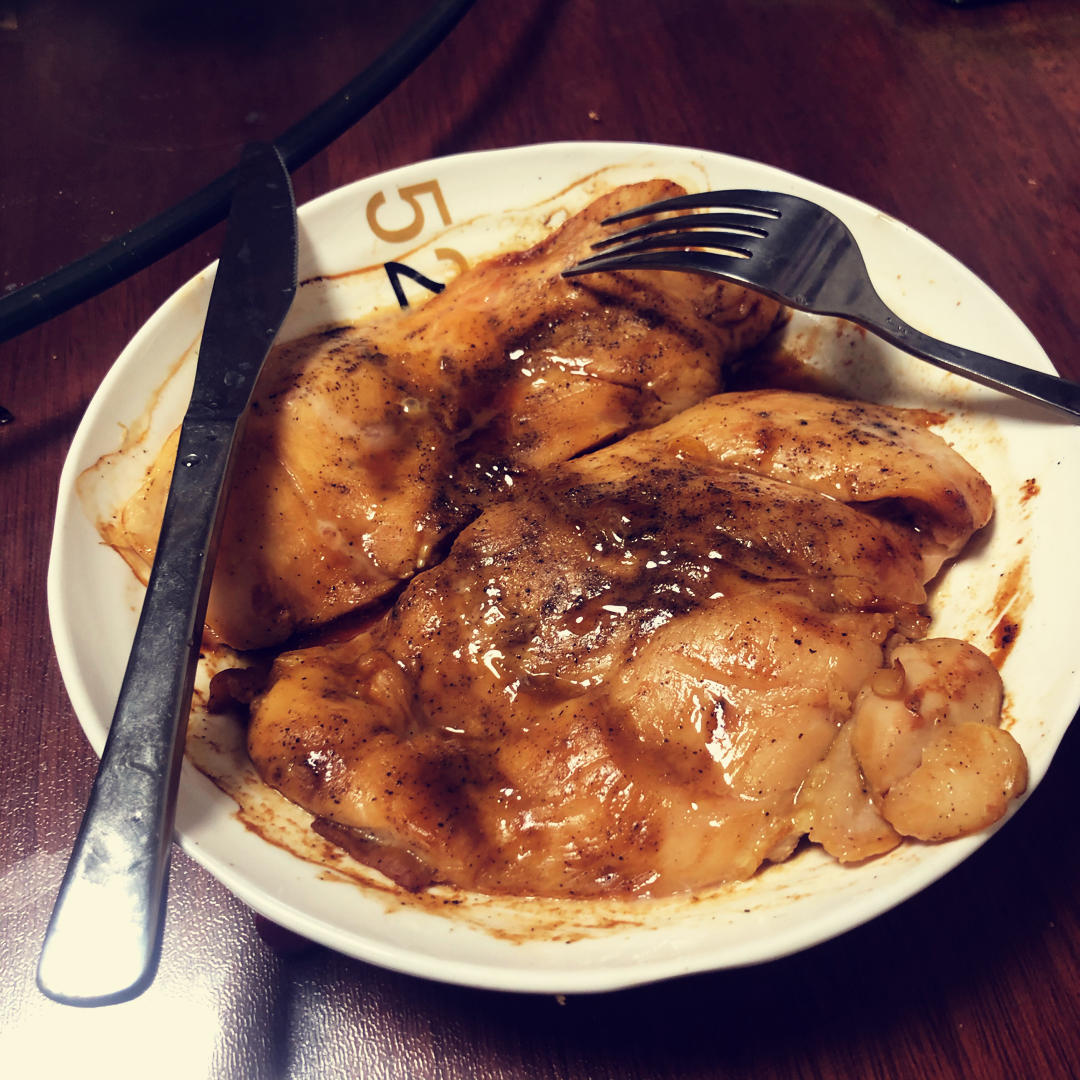 无油香烤鸡胸肉