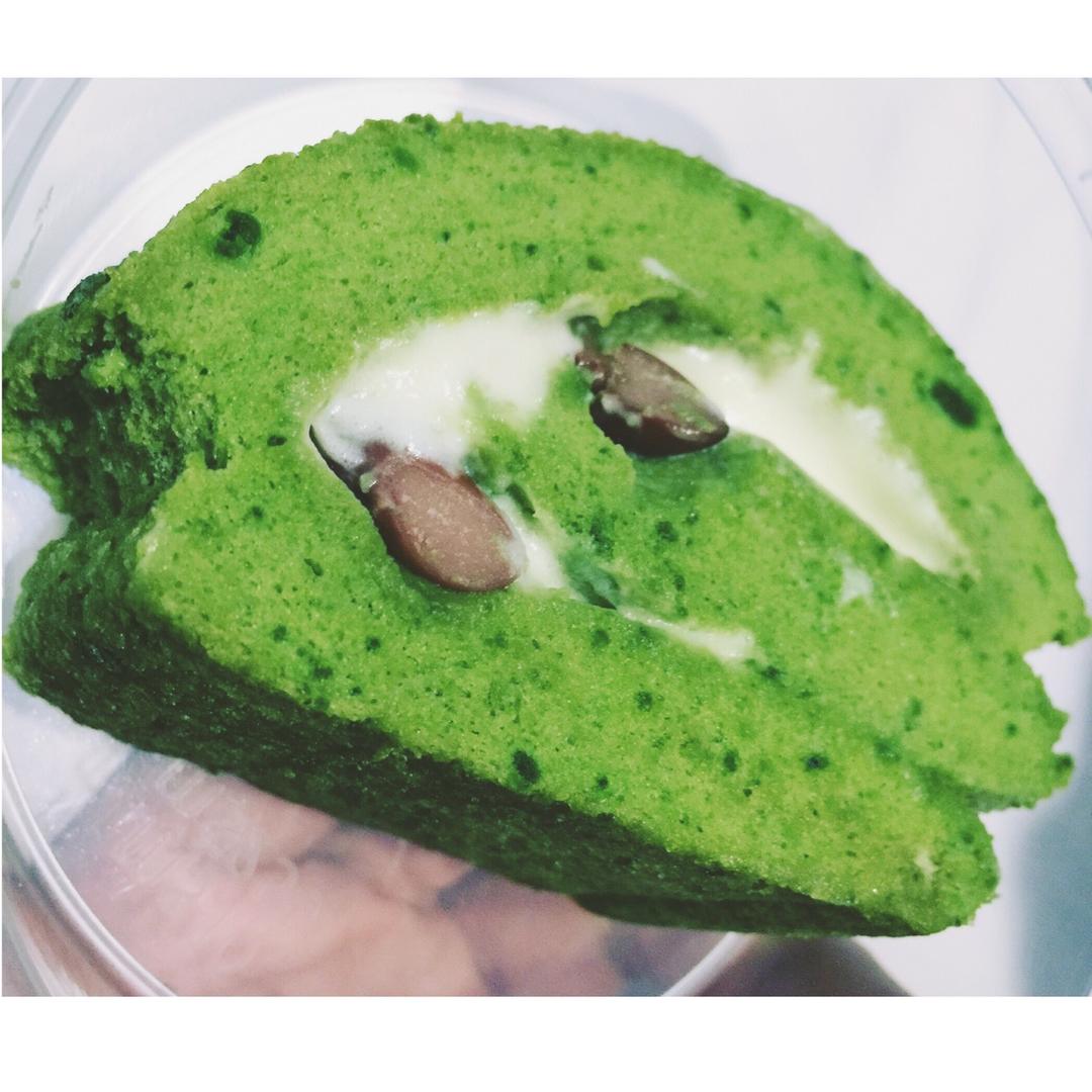 抹茶红豆蛋糕卷