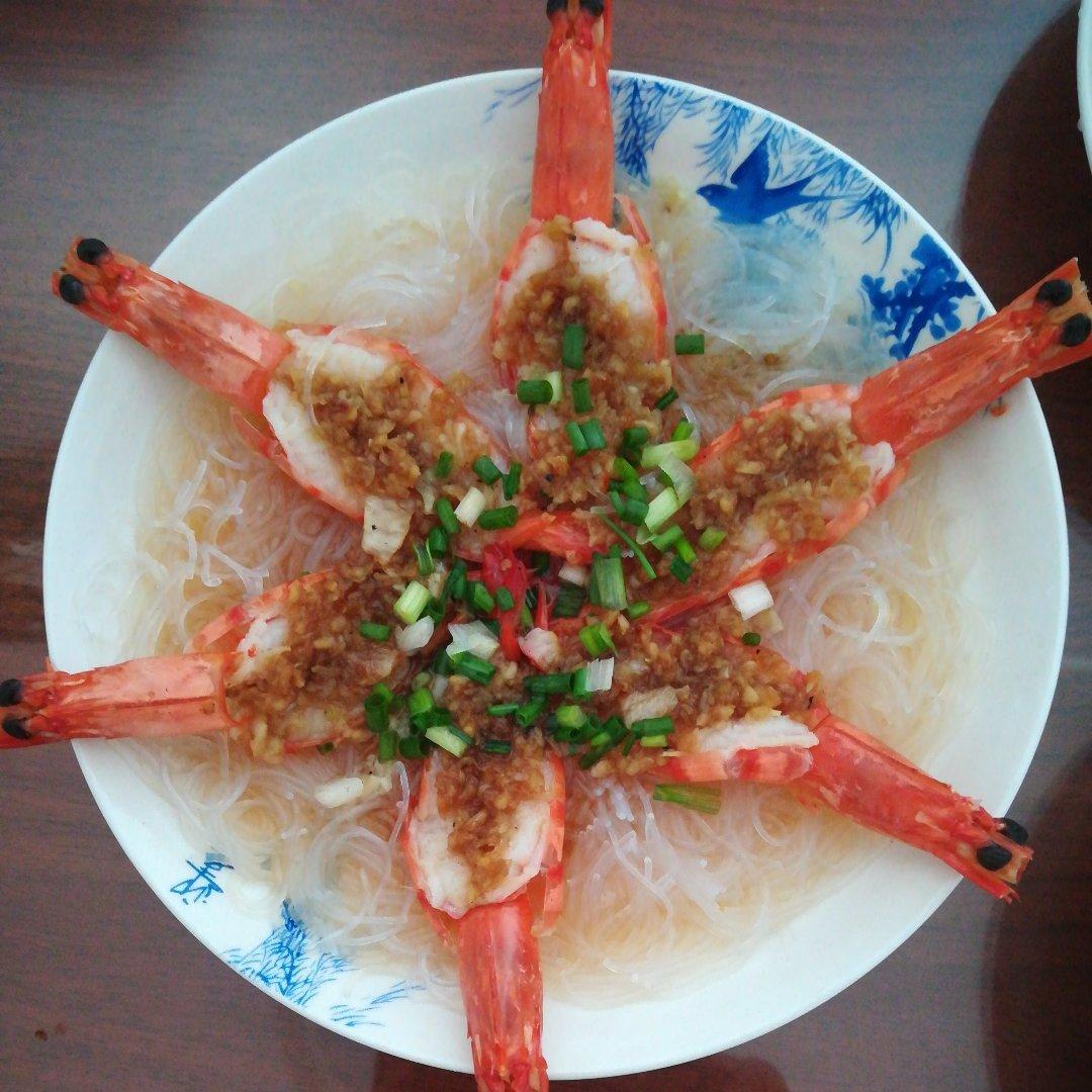 蒜蓉粉丝蒸虾