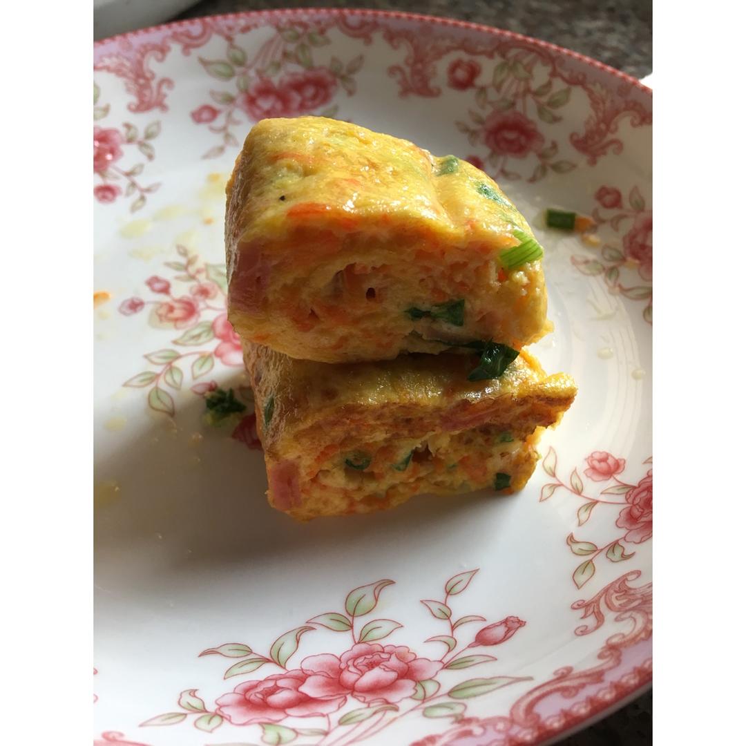 葱花火腿鸡蛋烧