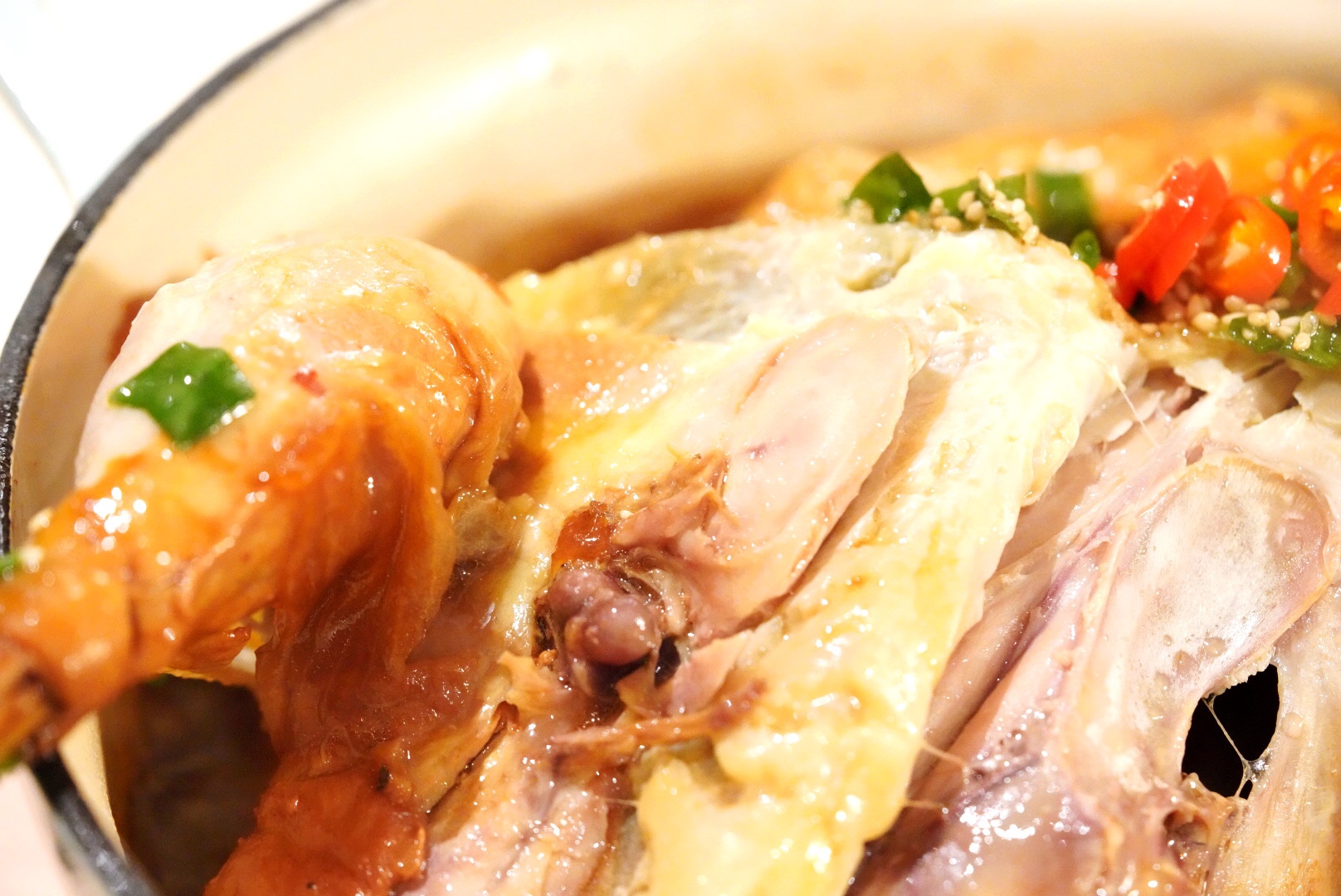 神仙鸡🍗 | 猪蹄和鸡碰撞的神仙美味🧂年度大菜的做法 步骤17