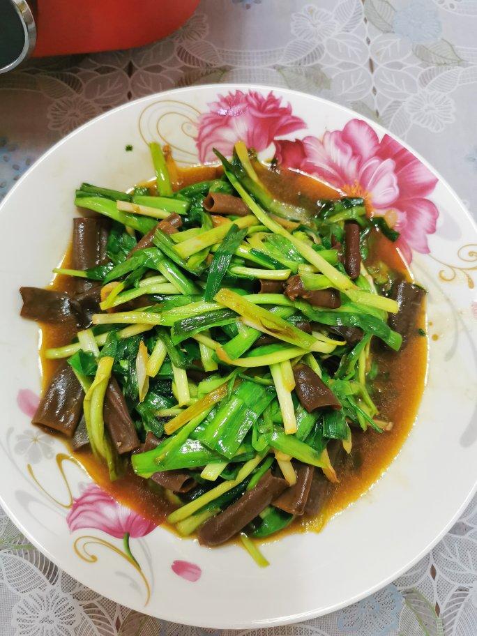 韭菜炒海肠
