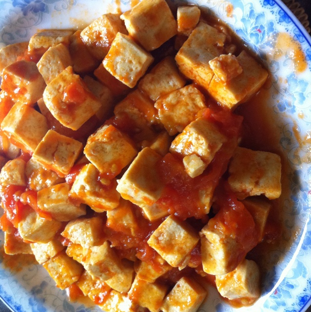 番茄炖豆腐