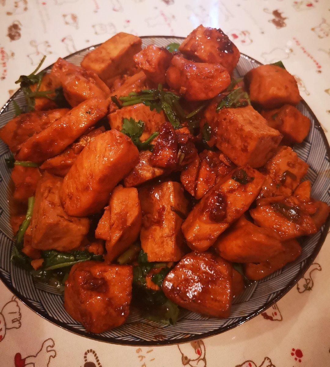三文鱼炖豆腐